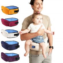 Convenient Supportive Waistband Shaped Cotton Baby Carrier