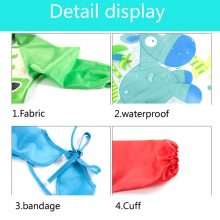 2018 Baby Bibs Infant Burp Cloths Toddler Scarf Feeding Smock Long Sleeve Waterproof Coverall  Animals Baby Feeding Accessories
