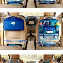 Cartoon Car Seat Back Storage Hang Bag Organizer Car-styling Baby Product Varia Stowing Tidying Automobile Interior Accessories