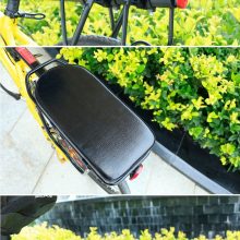 CoolChange Bicycle Saddle Rear Seat Mat Child Seat Cover Bike Rack Cushion For PU Leather Rear Saddle Cover Bicycle Accessories