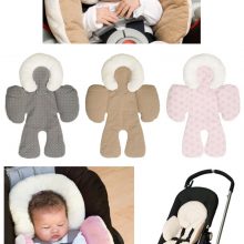 Baby stroller cushion car seat accessories Carriage thermal pad liner children shoulder belt strap cover Neck Protection pad