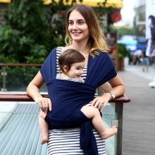EGMAO Comfortable Fashion Infant Sling Soft Natural Wrap Baby Carrier Backpack 0-3 Yrs Breathable Cotton Hipseat Nursing Cover