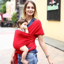EGMAO Comfortable Fashion Infant Sling Soft Natural Wrap Baby Carrier Backpack 0-3 Yrs Breathable Cotton Hipseat Nursing Cover